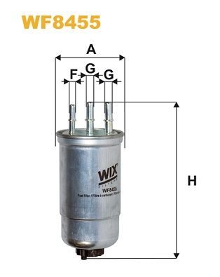 Топливный фильтр WIX FILTERS WF8455