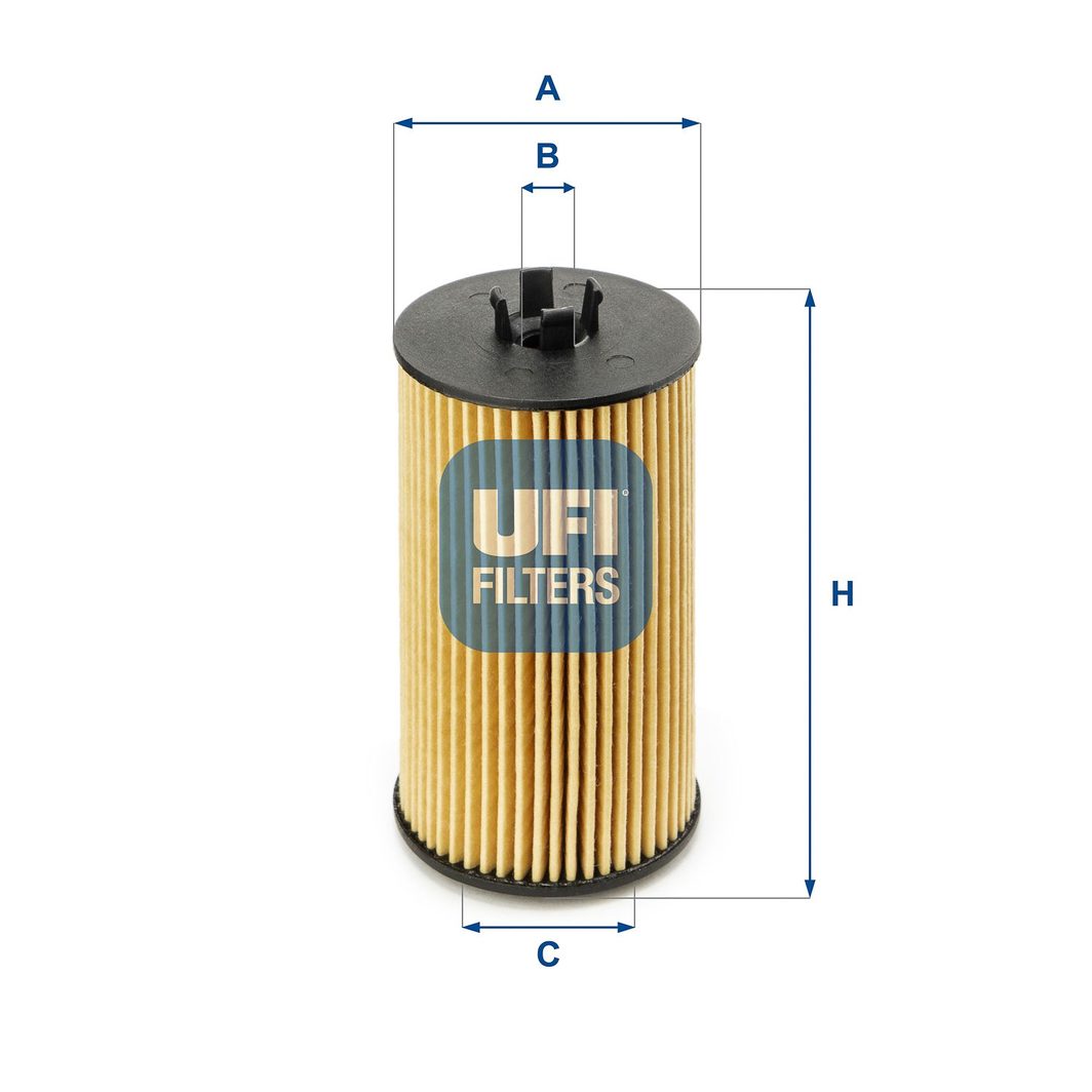 Оливний фільтр UFI 2519900 - zapix