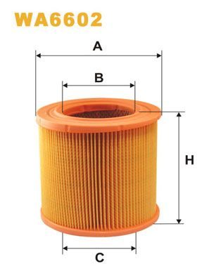 Повітряний фільтр WIX FILTERS WA6602 - zapix