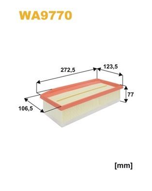 Повітряний фільтр WIX FILTERS WA9770 - zapix