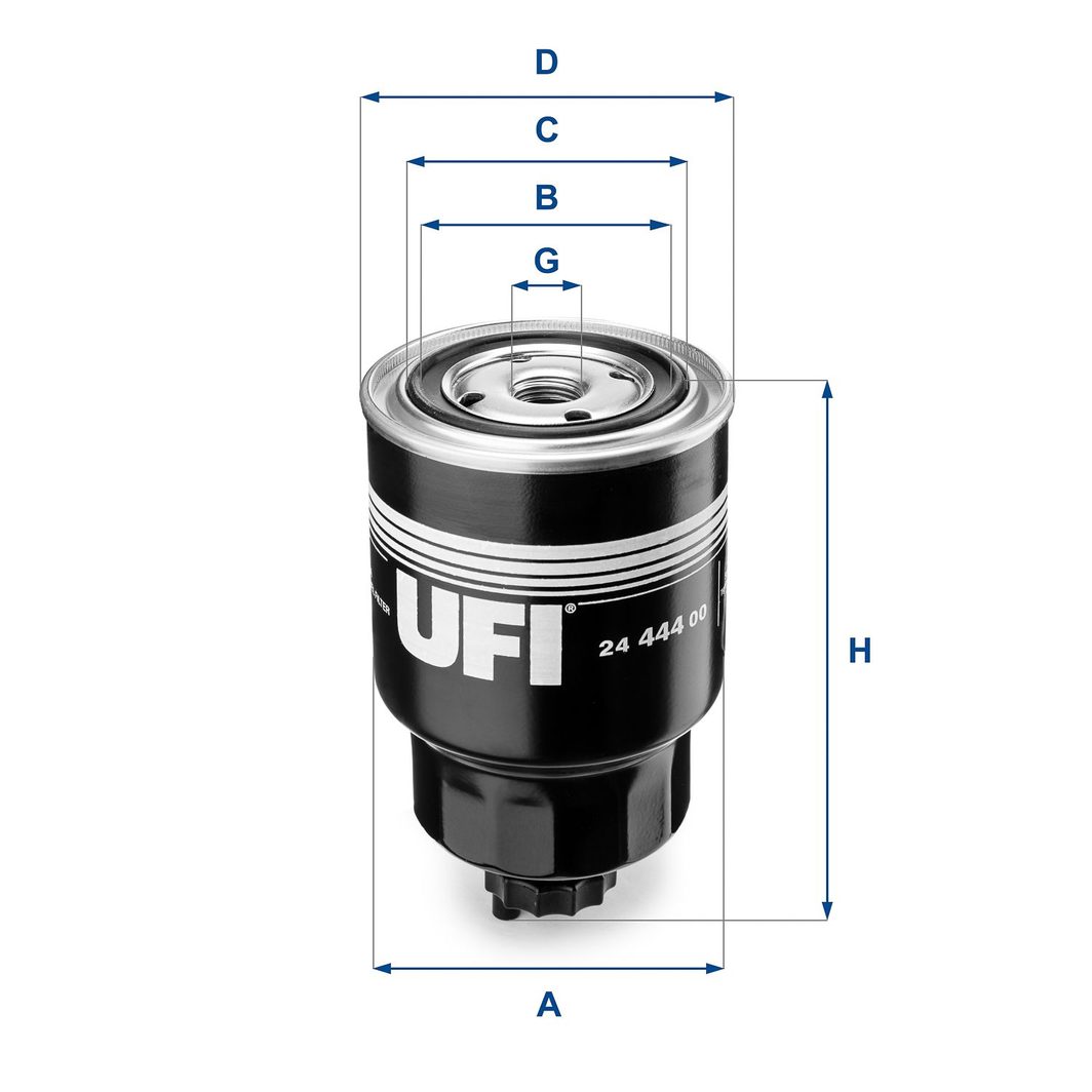 Паливний фільтр UFI 2444400 - zapix