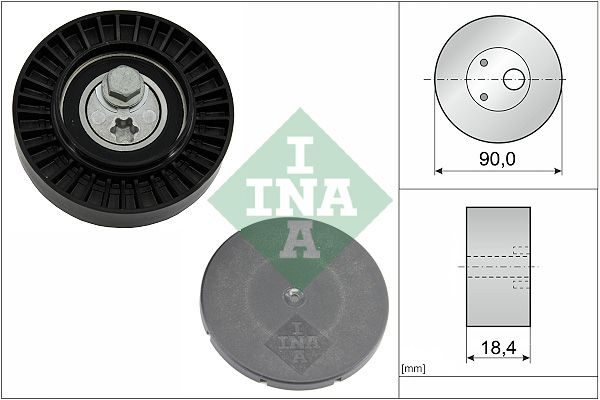 Ролик натяжний ременя приводного SCHAEFFLER INA 531088010 - zapix
