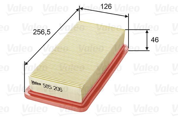 Повітряний фільтр VALEO 585206 - zapix