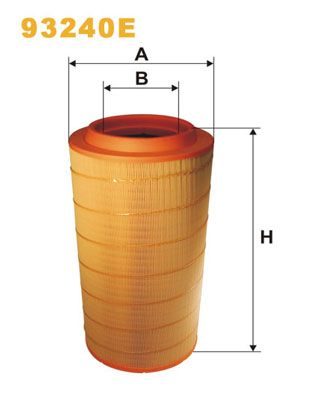Повітряний фільтр WIX FILTERS 93240E - zapix