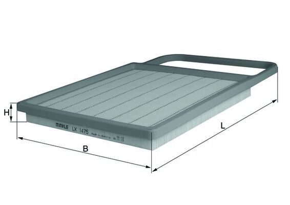 Повітряний фільтр MAHLE LX1475 - zapix