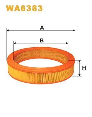Повітряний фільтр WIX FILTERS WA6383 - zapix