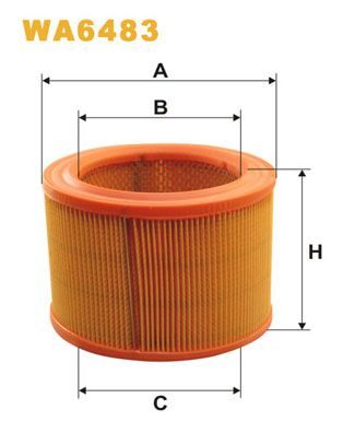 Повітряний фільтр WIX FILTERS WA6483 - zapix