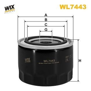 Оливний фільтр WIX FILTERS WL7443 - zapix