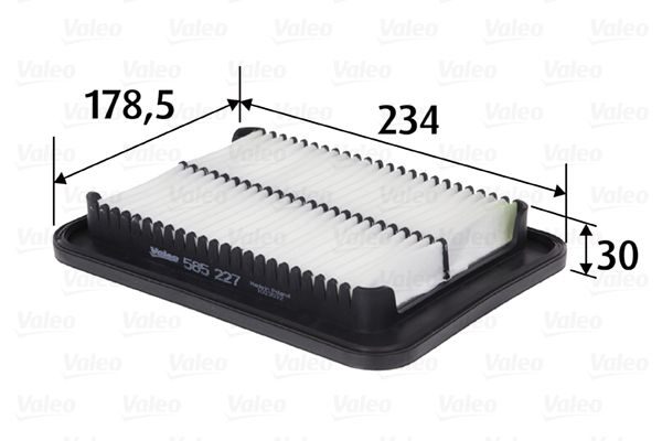 Повітряний фільтр VALEO 585227 - zapix