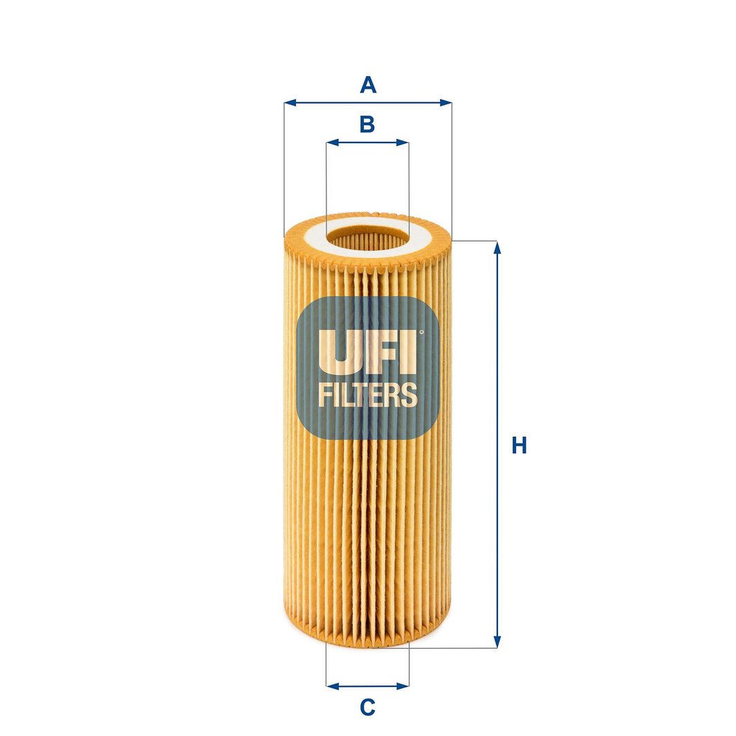 Оливний фільтр UFI 2504800 - zapix