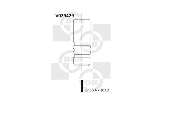 Випускний клапан BGA V029429 - zapix
