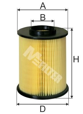 Повітряний фільтр MFILTER A845 - zapix