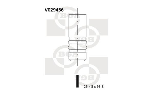 Випускний клапан BGA V029456 - zapix