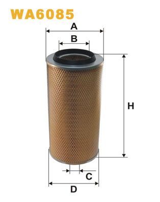 Повітряний фільтр WIX FILTERS WA6085 - zapix