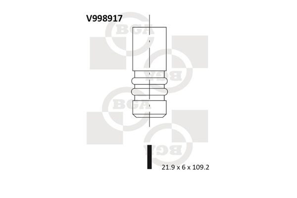 Випускний клапан BGA V998917 - zapix