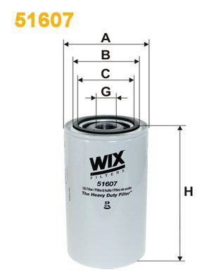 Масляный фильтр WIX FILTERS 51607