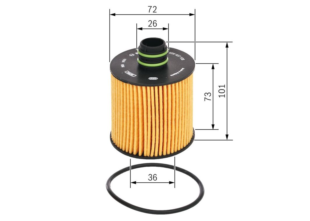 Оливний фільтр BOSCH F026407108 - zapix