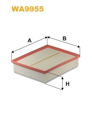 Повітряний фільтр WIX FILTERS WA9955