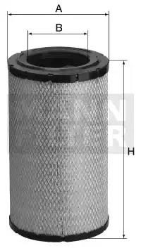 Повітряний фільтр MANN-FILTER C291420 - zapix