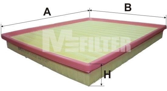 Повітряний фільтр MFILTER K7032 - zapix