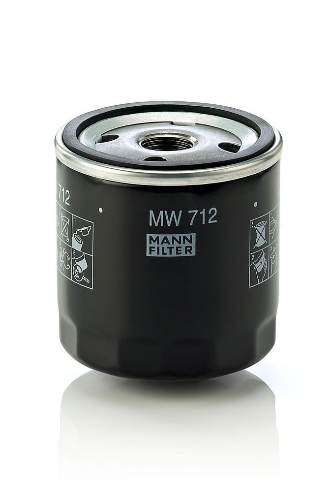 Оливний фільтр MANN-FILTER MW712 - zapix