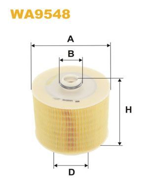 Повітряний фільтр WIX FILTERS WA9548 - zapix