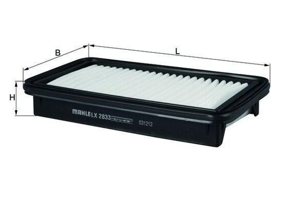 Повітряний фільтр MAHLE LX2833 - zapix
