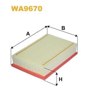 Воздушный фильтр WIX FILTERS WA9670
