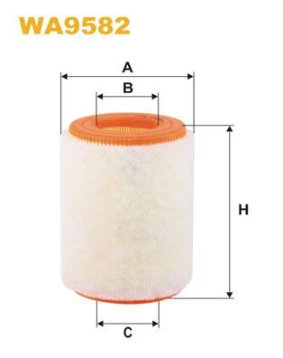 Повітряний фільтр WIX FILTERS WA9582 - zapix
