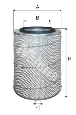 Повітряний фільтр MFILTER A540 - zapix