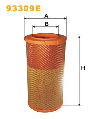 Повітряний фільтр WIX FILTERS 93309E - zapix