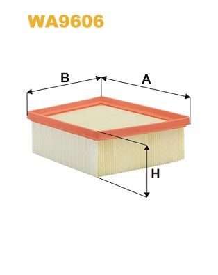 Повітряний фільтр WIX FILTERS WA9606 - zapix