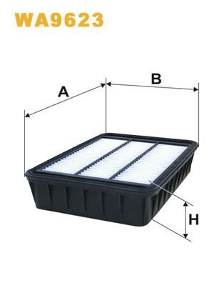 Повітряний фільтр WIX FILTERS WA9623 - zapix