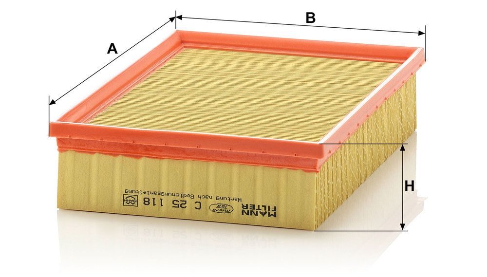 Повітряний фільтр MANN-FILTER C25118 - zapix