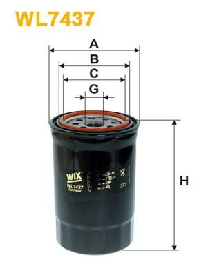 Оливний фільтр WIX FILTERS WL7437 - zapix