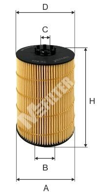 Оливний фільтр MFILTER TE644 - zapix
