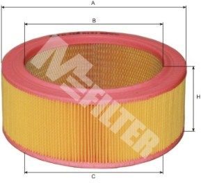 Повітряний фільтр MFILTER A121 - zapix