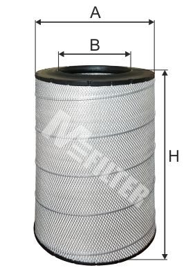 Повітряний фільтр MFILTER A557 - zapix