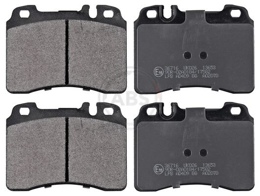 Тормозные колодки дисковые A.B.S. 36716