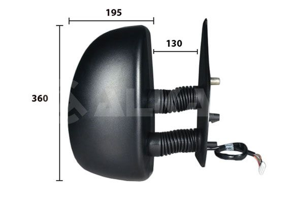 Дзеркало ALKAR 9257961 - zapix
