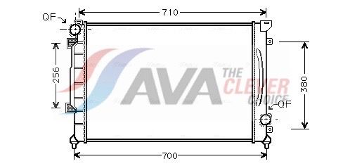 Радіатор охолодження двигуна AVA QUALITY COOLING AI2139 - zapix