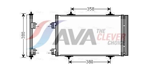 Радіатор кондиціонера AVA QUALITY COOLING CNA5272D - zapix