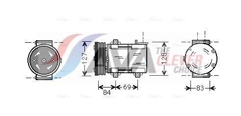 Компресор кондиціонера AVA QUALITY COOLING FDAK167 - zapix
