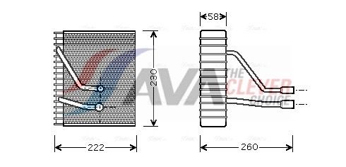 Випарник кондиціонера AVA QUALITY COOLING FDV330 - zapix