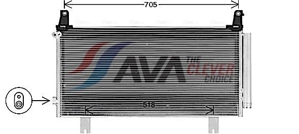 Радіатор кондиціонера AVA QUALITY COOLING HD5323D - zapix