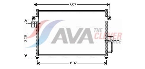 Радіатор кондиціонера AVA QUALITY COOLING HY5134 - zapix