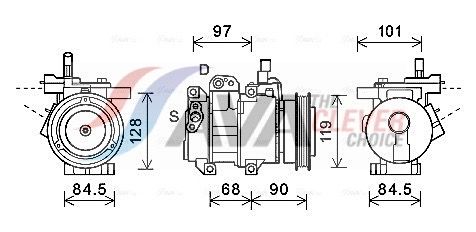 Компресор кондиціонера AVA QUALITY COOLING KAAK261 - zapix