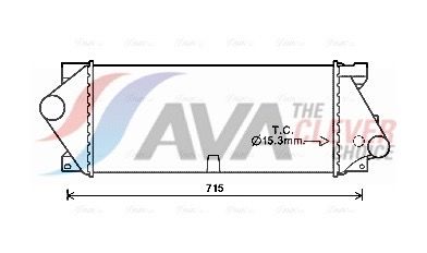 Інтеркулер AVA QUALITY COOLING MSA4677 - zapix