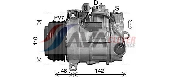 Компресор кондиціонера AVA QUALITY COOLING MSAK746 - zapix