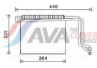 Випарник кондиціонера AVA QUALITY COOLING MSV563 - zapix